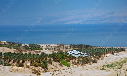 Ein Gedi is an oasis in Israel  located west of the Dead Sea  near Masada and the Qumran Caves. Israel  Aug 2008