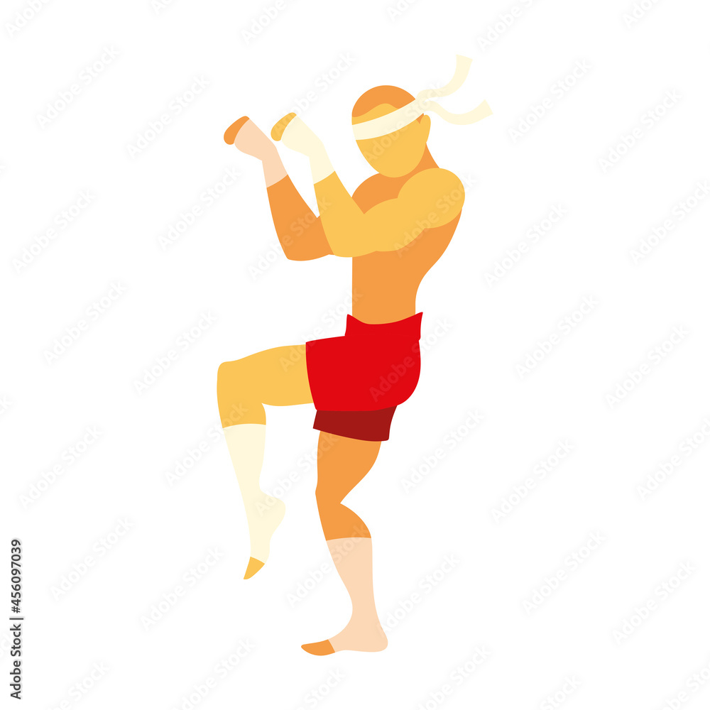 thai boxing man
