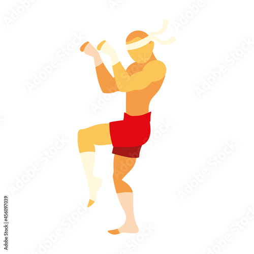 thai boxing man