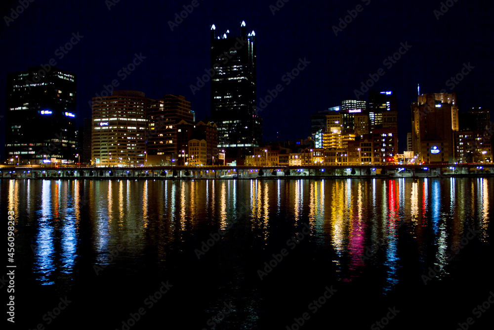 Pittsburgh Skyline at Night