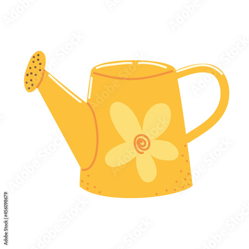watering can with flower