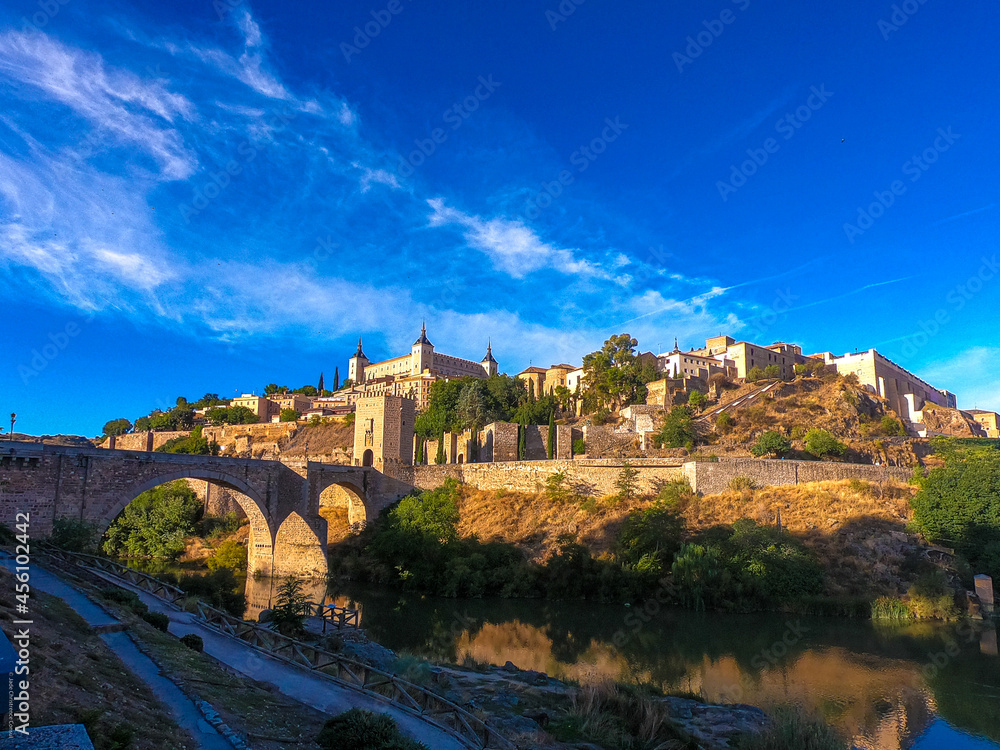 The ancient fortress city of Toledo, Spain
