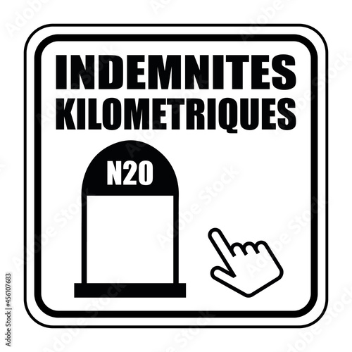 Logo indemnités kilométriques.