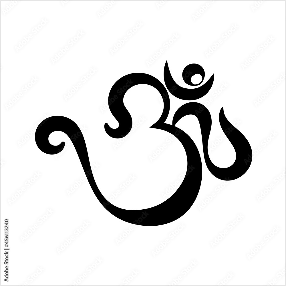 Fototapeta premium Aum (Om) The Holy Motif M_2109014