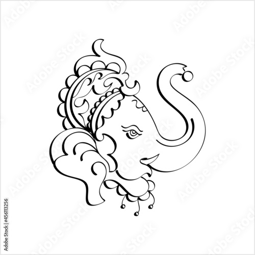 Ganesha Pen Ink Style M_2109014