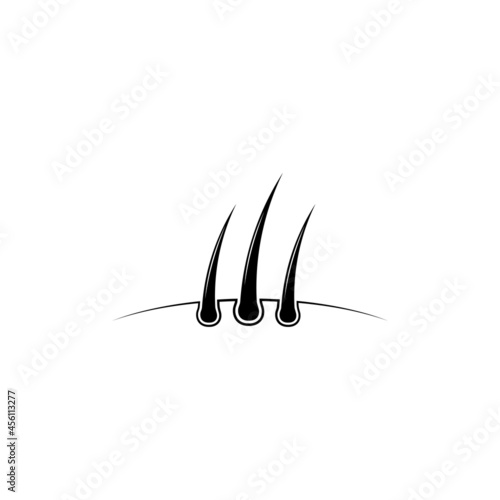 Hair icon design template illustration isolated