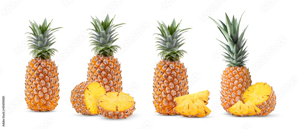 pineapple isolated on white pineapple isolated on white