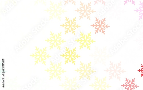 Wallpaper Mural Light Green, Red vector pattern in Christmas style. Torontodigital.ca