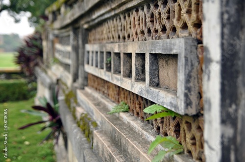 Palace fence in Vietnam.