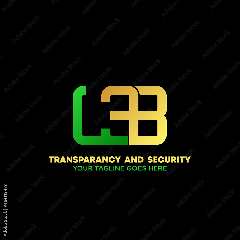 Letter or word L3B font in connection image graphic icon logo design abstract concept vector stock. Can be used as a symbol related to initial or monogram Letter or word L3B font in connection image graphic icon logo design abstract concept vector stock. Can be used as a symbol related to initial or monogram