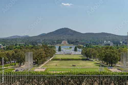 Wallpaper Mural Parliament House, Canberra looking towards War Memorial Torontodigital.ca