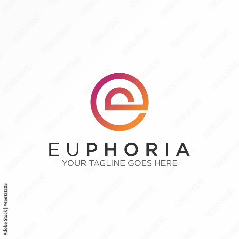 Letter or word E or EP font in line circle Image graphic icon logo design abstract concept vector stock. Can be used as a symbol related to initial or monogram Letter or word E or EP font in line circle Image graphic icon logo design abstract concept vector stock. Can be used as a symbol related to initial or monogram