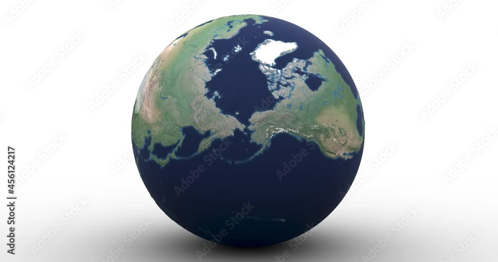 Raised relief globe drops into frame, rolls toward camera and highlights the Bering Strait. Two versions. In-file luma matte allows you to easily recolor the infinite background. Data: NASA Raised relief globe drops into frame, rolls toward camera and highlights the Bering Strait. Two versions. In-file luma matte allows you to easily recolor the infinite background. Data: NASA