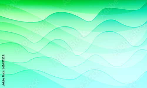 Abstract Wave Pattern Texture Mixed Green Blue Multi Color For Graphic Background