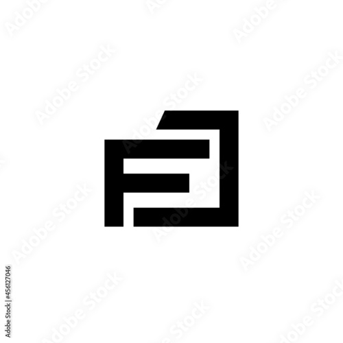 F Folder Lettermark Logo