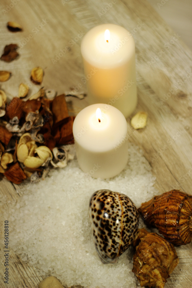 still life with candles sea salt sell and flower flavor still life with candles sea salt sell and flower flavor