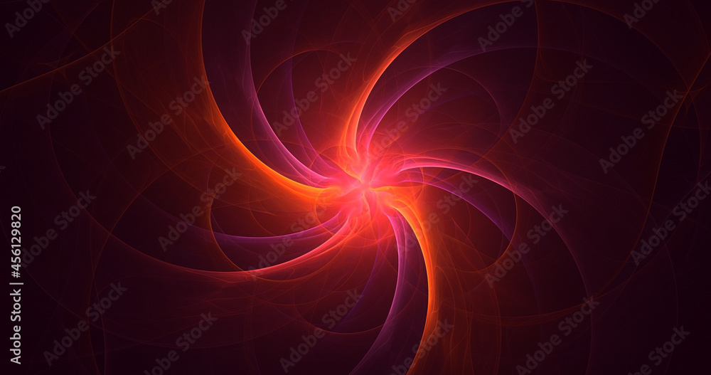 3D rendering abstract colorful fractal light background 3D rendering abstract colorful fractal light background