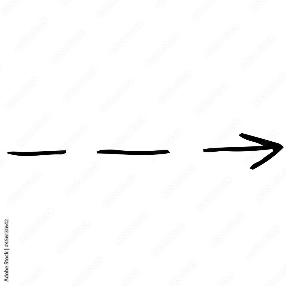 Vector icon, hand-drawn arrow, doodle. Vector icon, hand-drawn arrow, doodle.