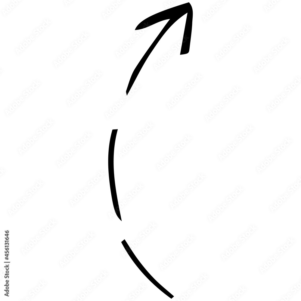 Vector icon, hand-drawn arrow, doodle. Vector icon, hand-drawn arrow, doodle.
