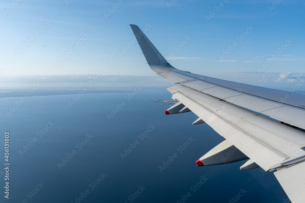 Fototapeta premium Incredible view from a airplane window 