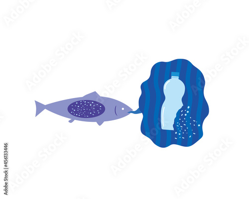 魚の体に蓄積するマイクロプラスチック問題