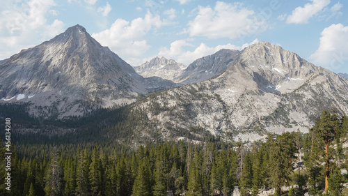 Kearsarge Pass in the Sierra Nevada Mountains of California, USA. photo
