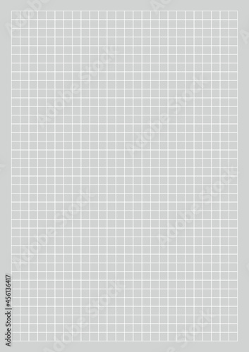 Notebook squared paper sheet. Exercise book page. Perfect for planner, notebook, school, print. A4 sheet proportion.