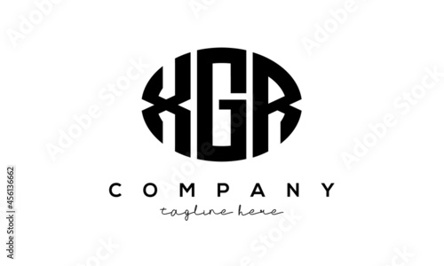 XGR three Letters creative circle logo design