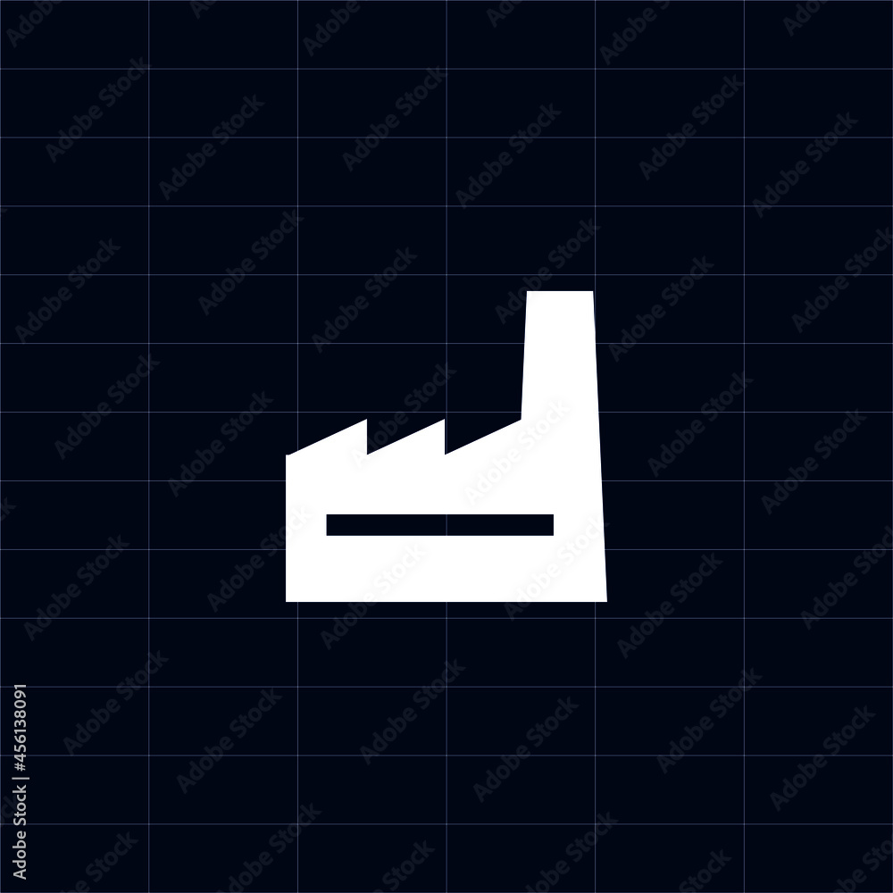 Factory Icon Vector Illustration Eps10 Factory Icon Vector Illustration Eps10
