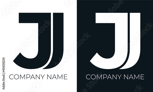 Initial letter j logo vector design template. Creative modern trendy j typography and black colors.