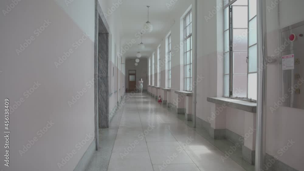 window and corridor window and corridor