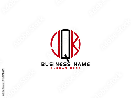 Initial JQK Logo, Letter jqk Logo Image vector stock photo