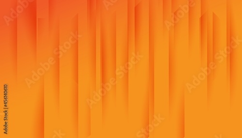 Orange papercut background. Vector 3d illustration. Abstract geometric background. Layered paper shapes. Minimalist cover design photo
