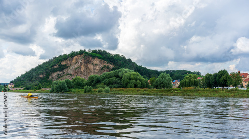 Kayaking on the Elbe river