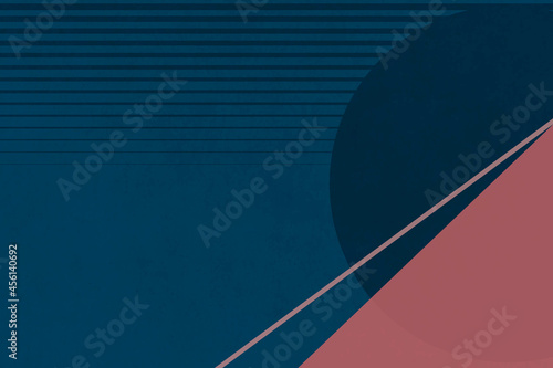 Mountain landscape minimalist aesthetics vector with dull colors