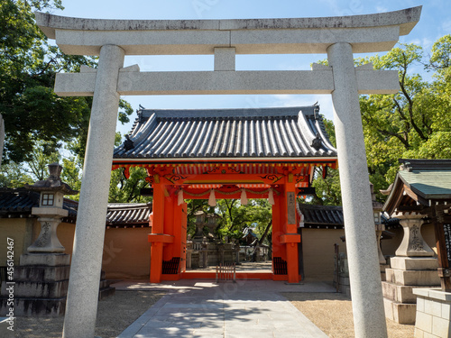 A Japanese temple