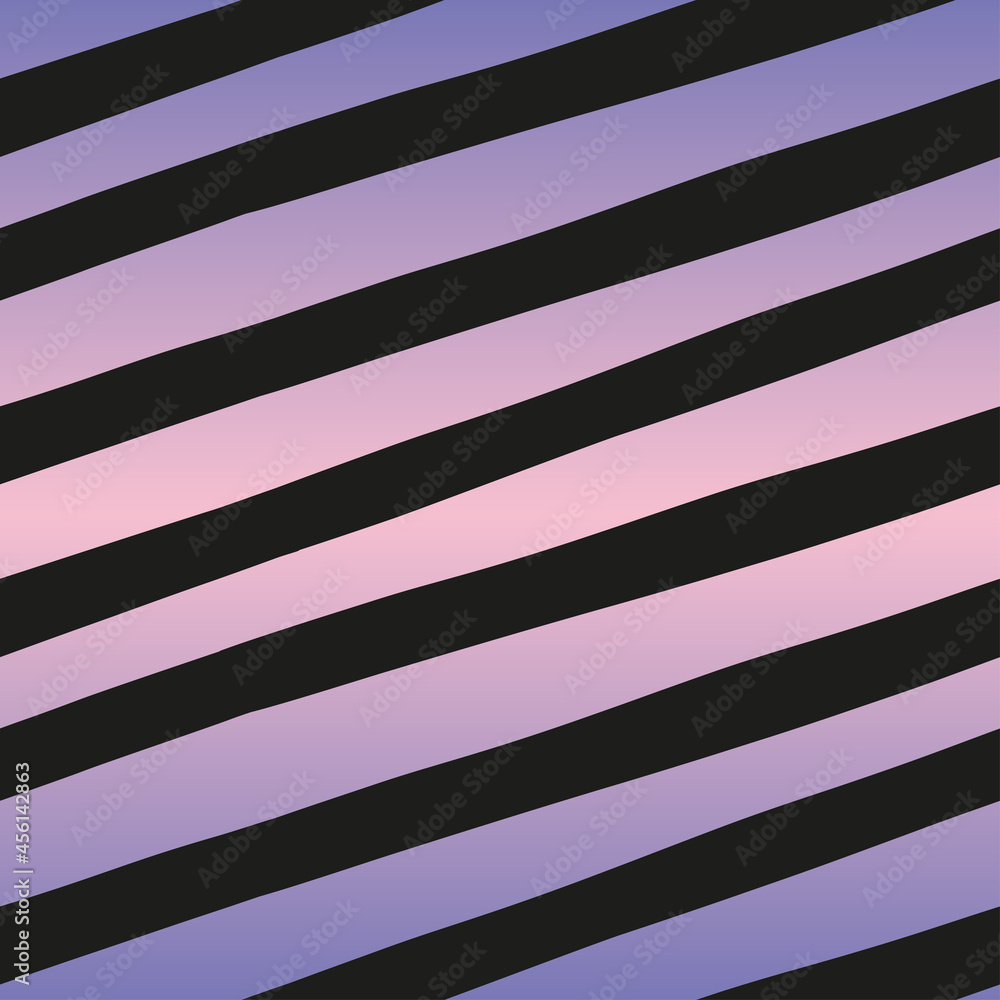 Halloween vector seamless pattern for glamorous wrapping, party decoration. Black diagonal stripes on pink and purple gradient background. Halloween vector seamless pattern for glamorous wrapping, party decoration. Black diagonal stripes on pink and purple gradient background.