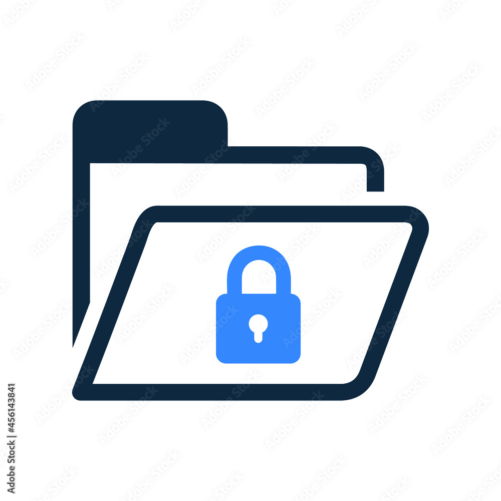File, folder, protection, security icon. Editable vector graphics. File, folder, protection, security icon. Editable vector graphics.