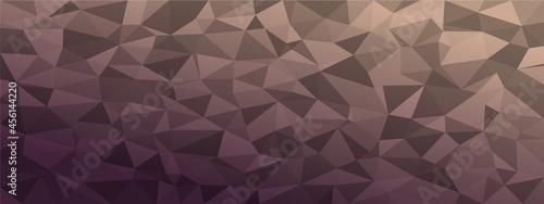 low poly abstract background. dark natural colors chaotic triangles of variable size and rotation. Minimalist layout for business card landing page wallpaper website brochure. Trendy vector eps10