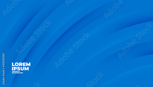 Abstract blue background. Blue modern shapes background for banner template.