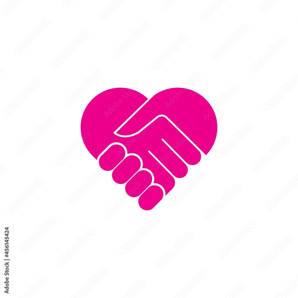 Hand shake logo Hand shake logo
