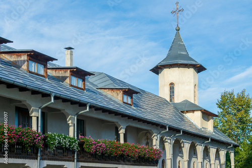 The monastery Magura Ocnei, Bacau, Romania photo