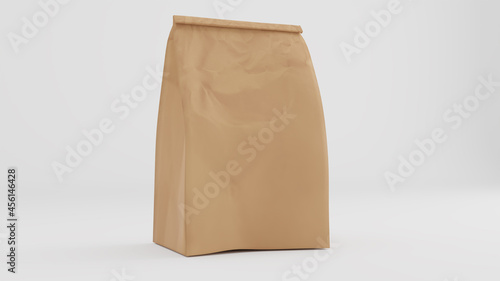 Brown Paperbag mockup for product packaging