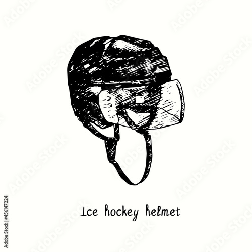 Photography Ice hockey helmet