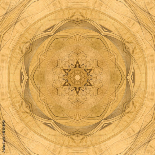 abstract golden ornament mandala background