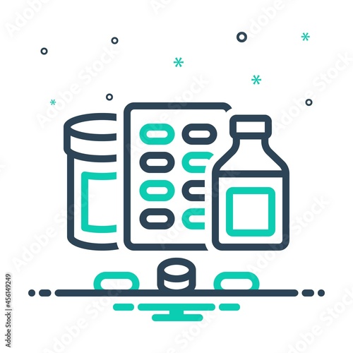 Mix icon for med