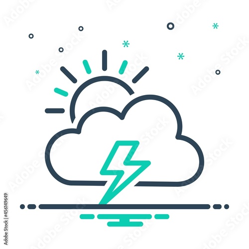 Mix icon for partly