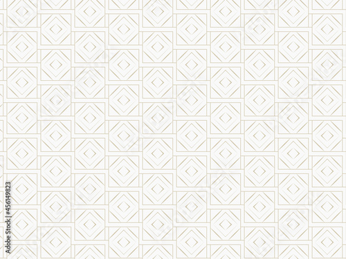 Endless Overlapping Diamond Square Pattern Background.
