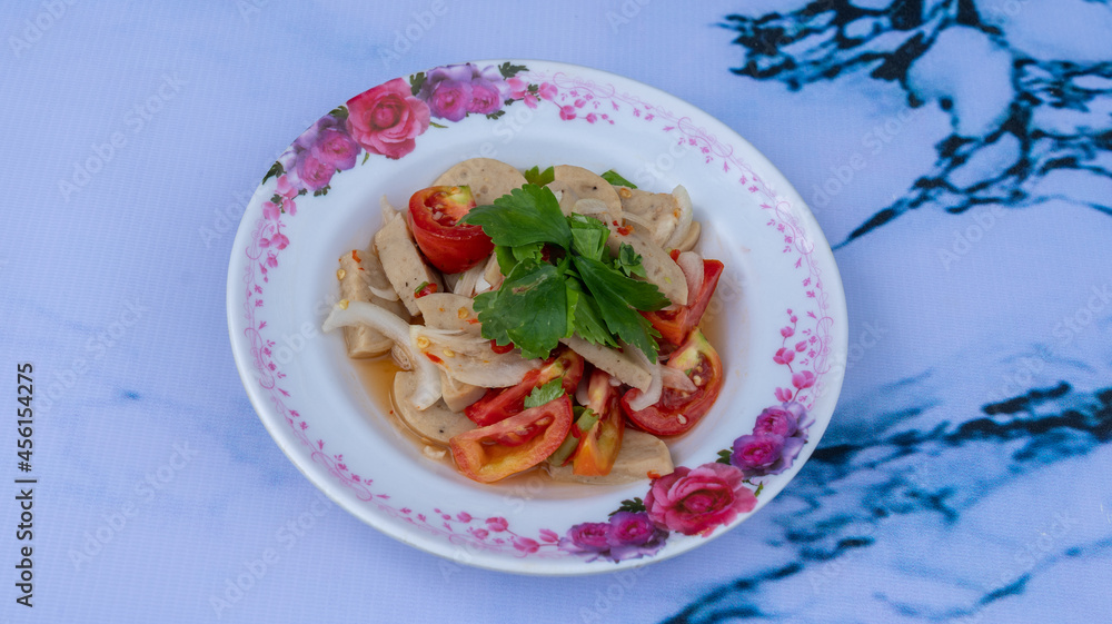 Thai Spicy Food Mixed Dishes Thai Spicy Food Mixed Dishes