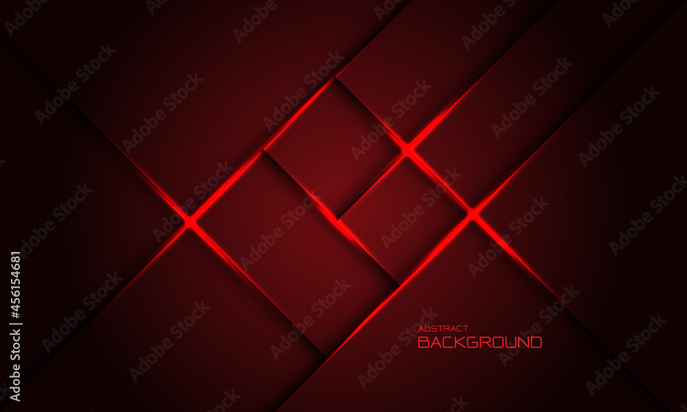 Abstract red square shadow light cross design creative technology futuristic background vector Abstract red square shadow light cross design creative technology futuristic background vector